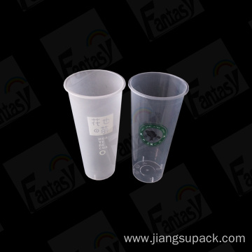 Disposable packaging Cup Plastic Injection Bubble Tea Cup